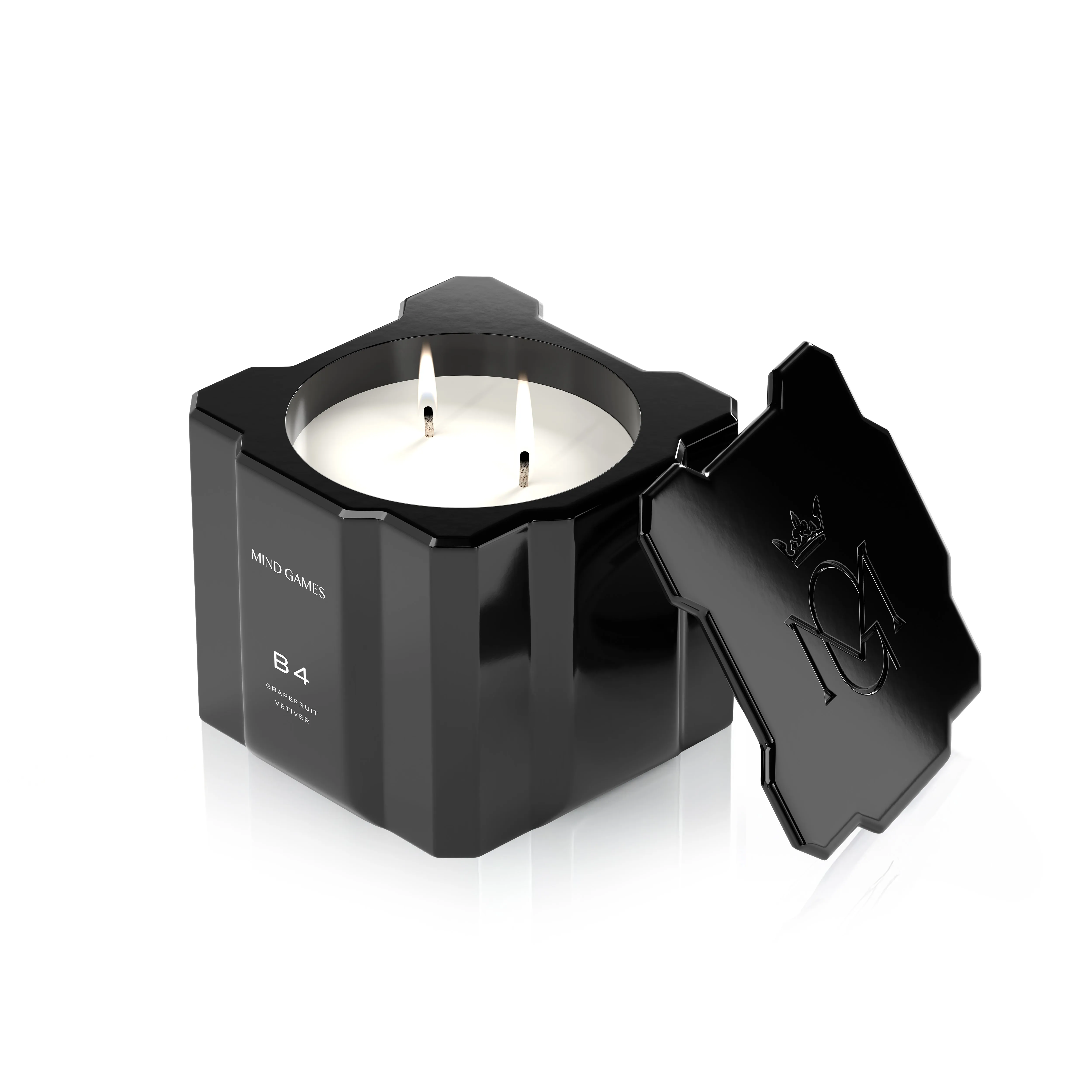 B4 Grapefruit Vetiver 10 oz Luxury Candle Mind Games