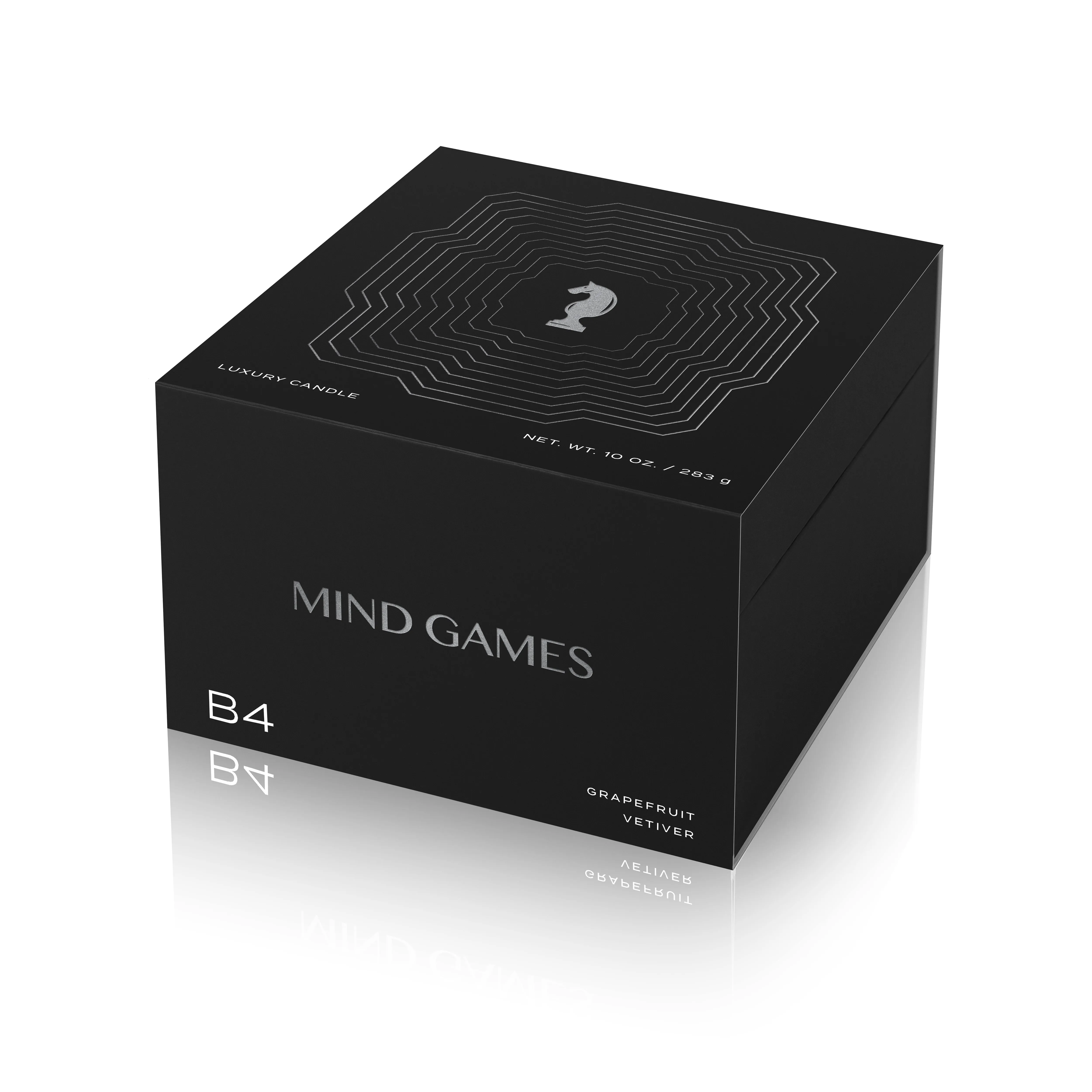 B4 Grapefruit Vetiver 10 oz Luxury Candle Mind Games