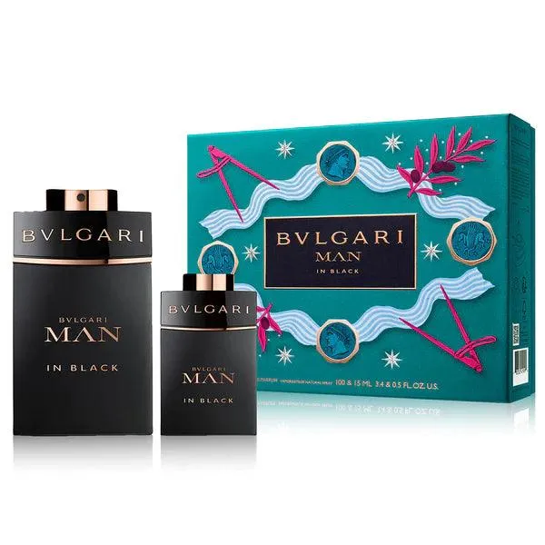 BVLGARI Man in Black EDP Gift Set (2PC)