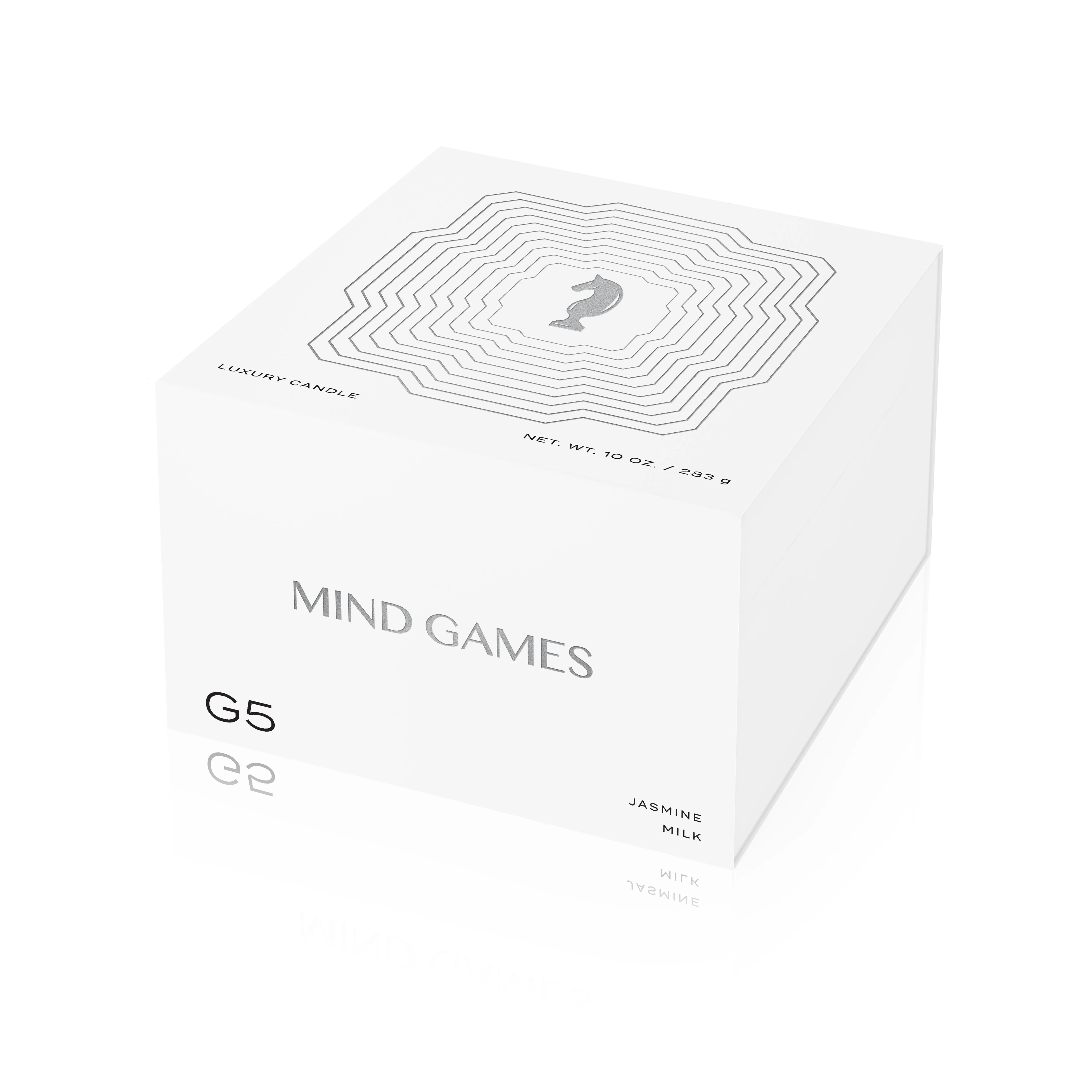 G5 Jasmine Milk 10 oz Luxury Candle Mind Games