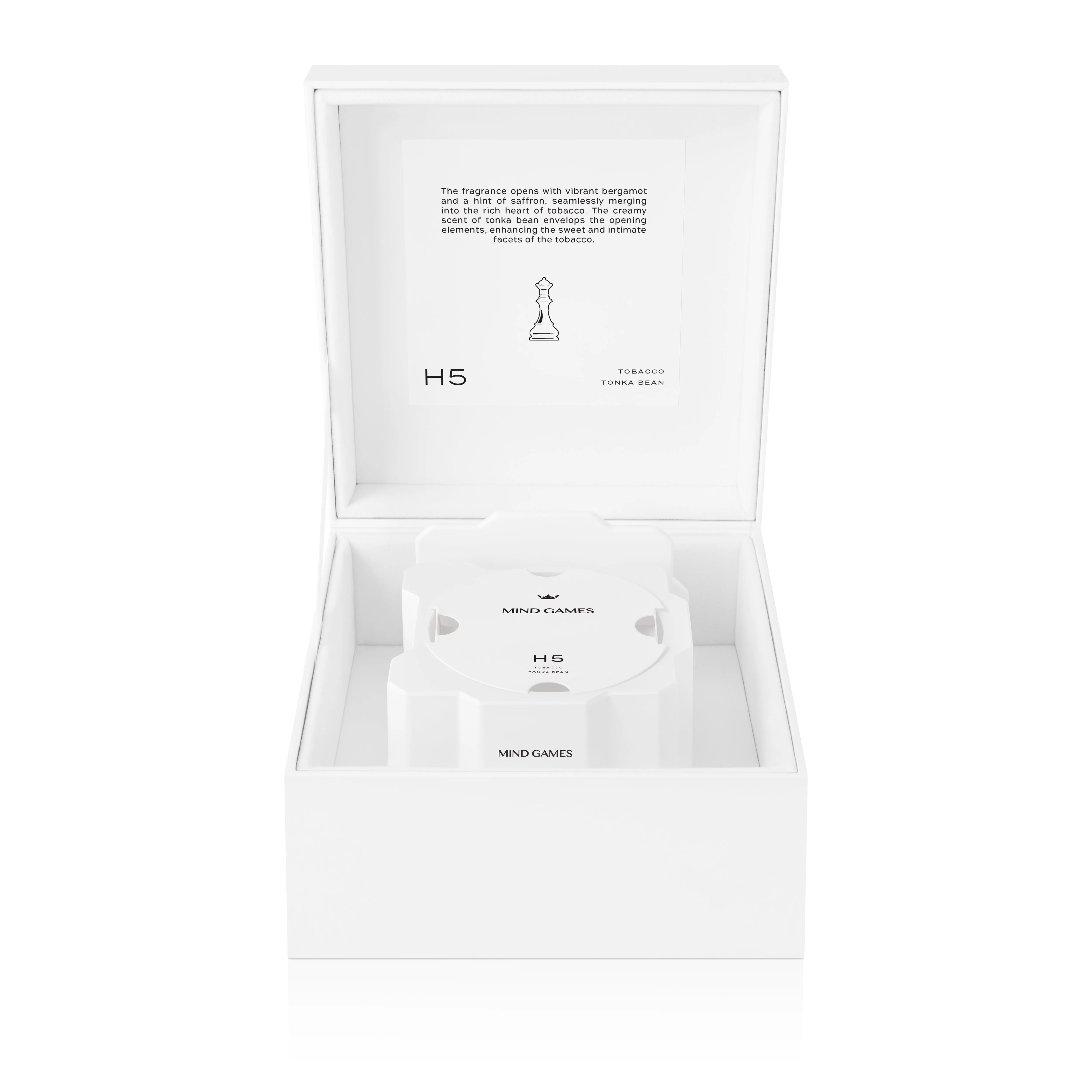 H5 Tobacco Tonka Bean 10 oz Luxury Candle Mind Games