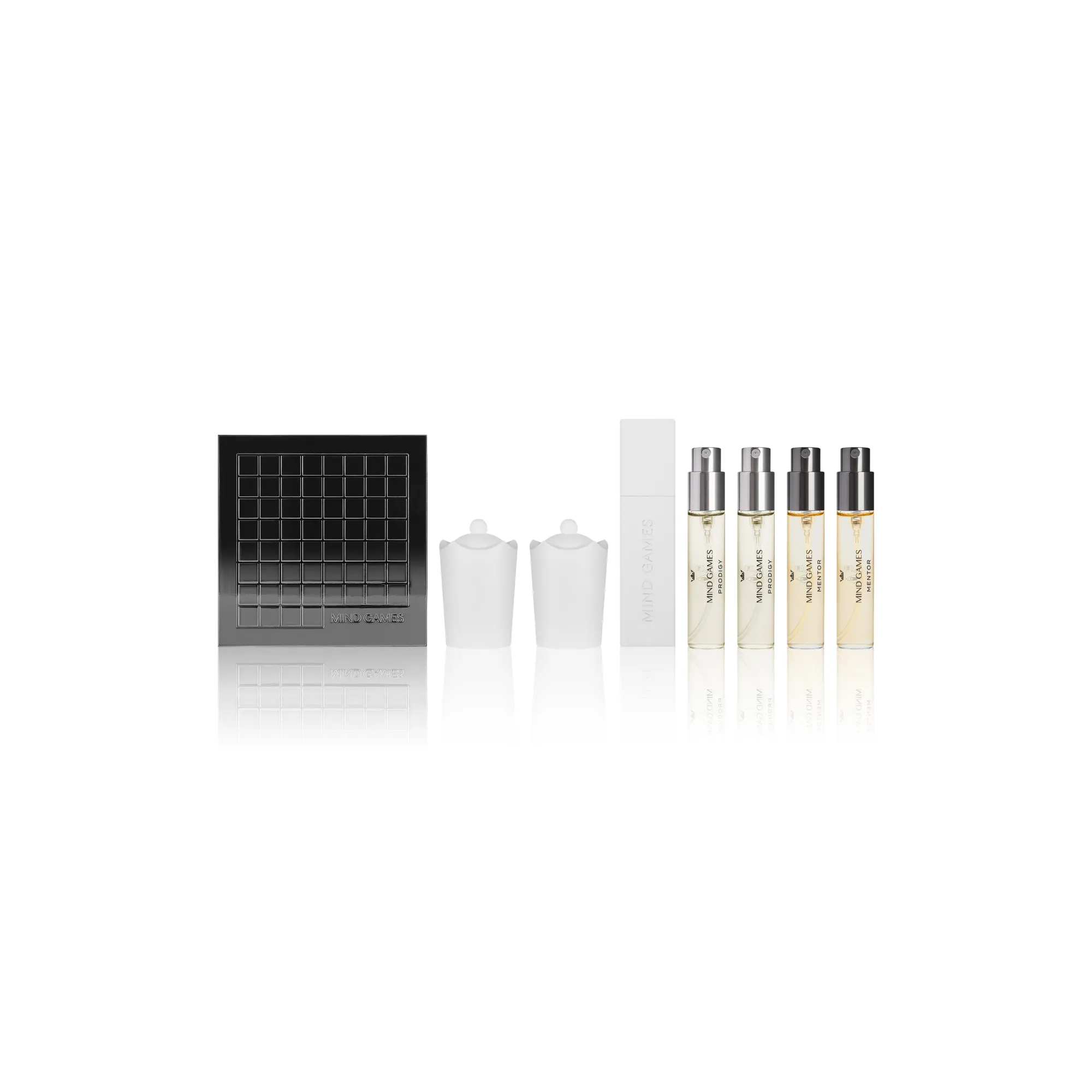 Perfumer Extraordinaire Prodigy and Mentor Discovery Set - 4 x 7.5ml Travel Sprays   Ceramic Diffusers Mind Games
